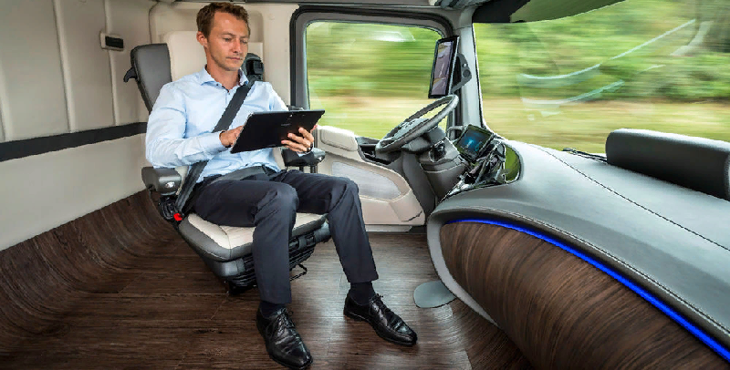 работа водителем беспилотного грузовика